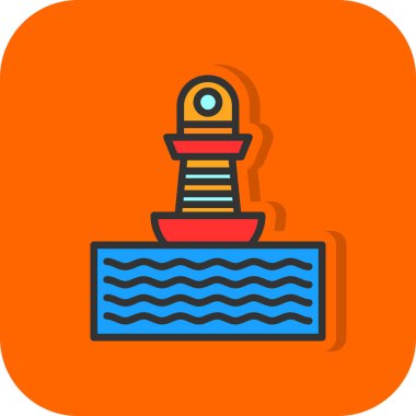 Simge vektör çizim şamandıra 