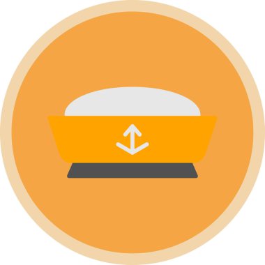 Sailor hat. web icon simple illustration