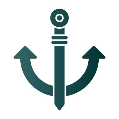 Çapa. Web simgesi basit illüstrasyon 