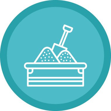 Pastanın eşsiz yemek ve vektör simgesi