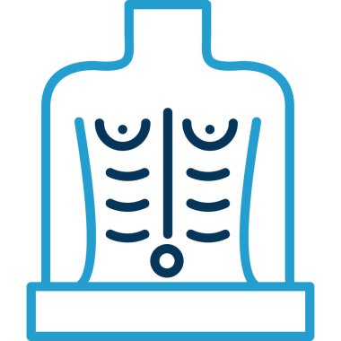 Vücut. Web simgesi basit illüstrasyon