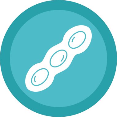 Yemek. Web simgesi basit illüstrasyon