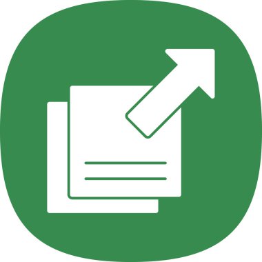 Belge simgesinin vektör illüstrasyonu