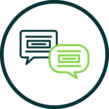 chat web icon simple illustration