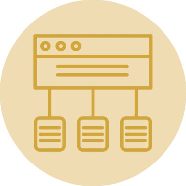 seo modern simgesinin vektör illüstrasyonu