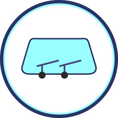 Modern simgenin vektör illüstrasyonu