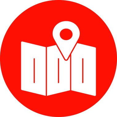 harita pin konumu simgesi düz biçimli