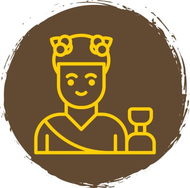 Kahve dükkanı simgesi, vektör illüstrasyonu