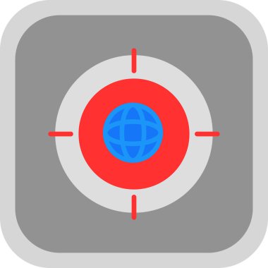 Moda biçimi izole edilmiş arkaplanda hedef simge