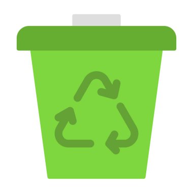 Çöp kovası vektör illüstrasyonuName