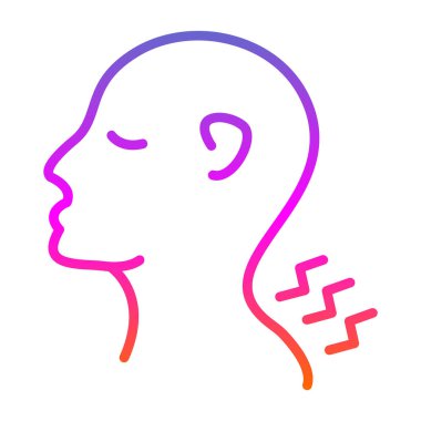 Acı rengi simgesi, vektör illüstrasyonu