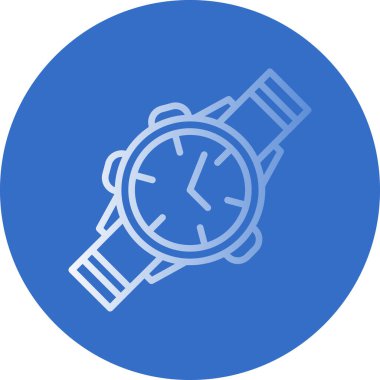 Kol saati simgesi basit tasarım 