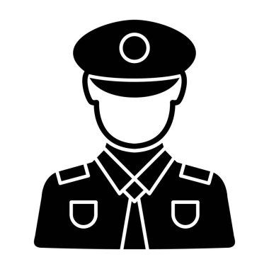 officer icon vector illustration