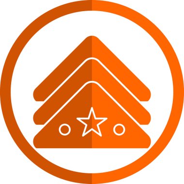 Yıldız simgesinin vektör illüstrasyonu