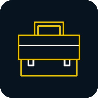  Evrak Çantası'nı web simge vektör çizim 