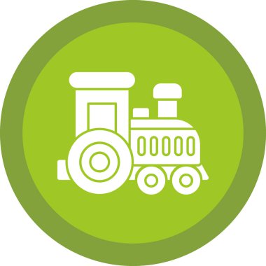 Toy train. web icon simple design
