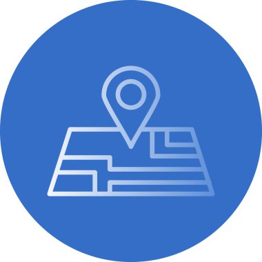 harita pin konumu simgesi düz biçimli