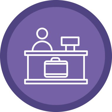 Çanta. Web simgesi basit tasarım