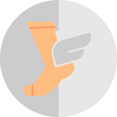 Moda biçimi izole edilmiş arkaplanda bacak simgesi