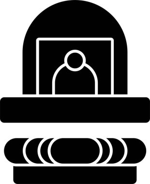 Modern b 'nin vektör illüstrasyonu eksik simgesi