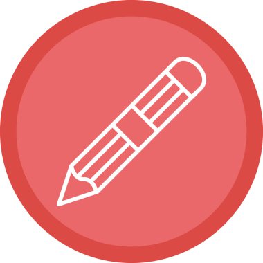 Kalem düz simge. Web vektörü basit illüstrasyon