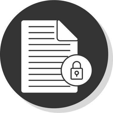 ikon vektör illüstrasyonunu kilitle