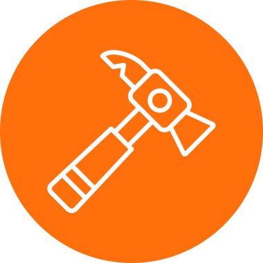 Ters çekiç. Web simgesi basit tasarım 