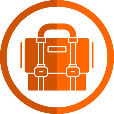  Evrak Çantası'nı web simge vektör çizim 