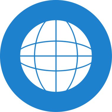 Küresel simge vektör illüstrasyonu