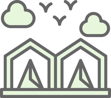 Yapı simgesinin vektör illüstrasyonu