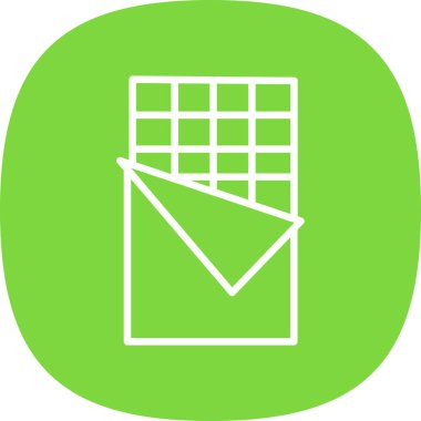 Çikolata bar kutsal kişilerin resmi, vektör çizim