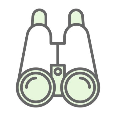 dürbünler izole edilmiş vektör simgesi düzenlenebilir