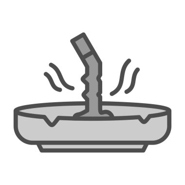 Küllük. Web simgesi basit illüstrasyon