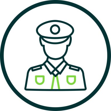 asker simgesi vektör illüstrasyonu