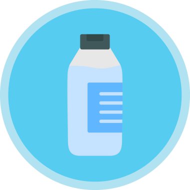 süt paketi simgesinin vektör illüstrasyonu 