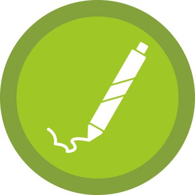 - Sigara. Web simgesi basit illüstrasyon