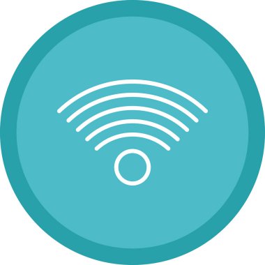 kablosuz simge, kablosuz ağ sembolü, vektör illüstrasyonu 