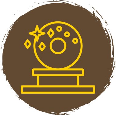 Bir noel ağacı simgesinin vektör illüstrasyonu