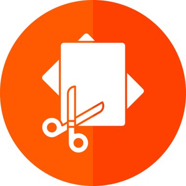 makas simgesi vektör illüstrasyonu