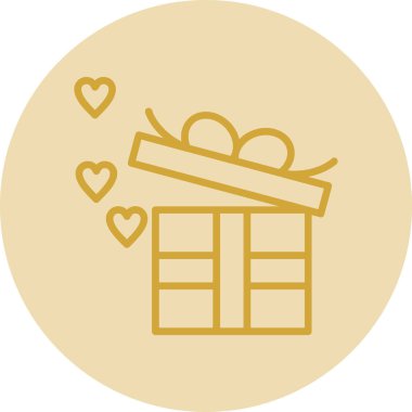 hediye kutusu vektör simgesi 