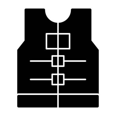 yelek simgesi, vektör biçimi