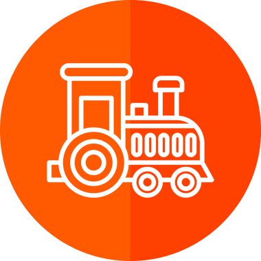 Toy train. web icon simple design