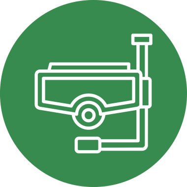 Nöral Dalış Gear simgesi - taslak biçimi