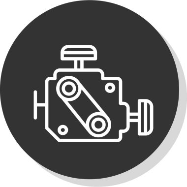 Kamera simgesinin vektör illüstrasyonu