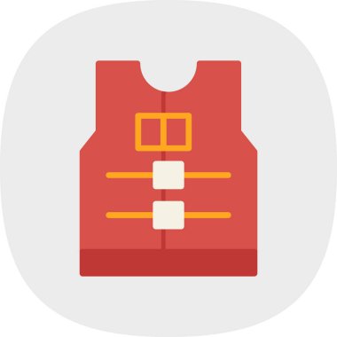 yelek simgesi, vektör biçimi