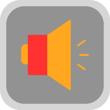 Ses simgesinin vektör illüstrasyonu 