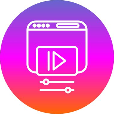 seo modern simgesinin vektör illüstrasyonu