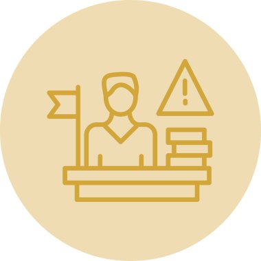 İş ve finans simgesinin vektör illüstrasyonu