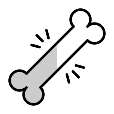 vektör kemik simgesi çizimi 