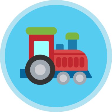 Toy train. web icon simple design